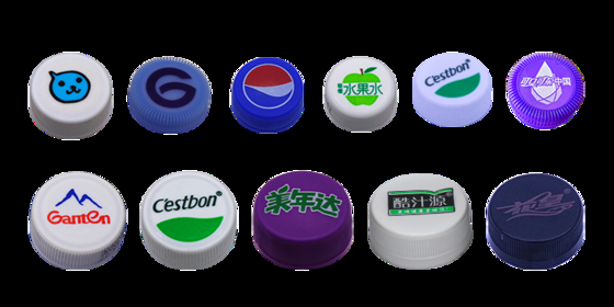2 Color Bottle Caps Printing Machine 3200pcs/min High Speed