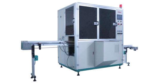 Αυτόματη μηχανή μεταξοτυπίας UV για στρογγυλά βάζα/καπάκια 1 χρώματος 50 τεμάχια/λεπτό