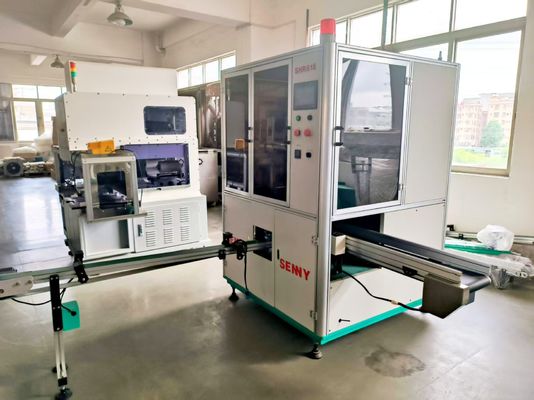 1 χρώμα πλήρως αυτόματη μηχανή θερμής γραμματοσήμανσης για μπουκάλια 3000pcs/hr