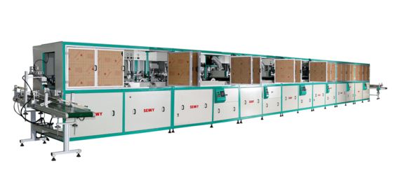 Μηχανή εκτύπωσης UV 7-25L πλαστικού στρογγυλού κουβά 18pcs/min