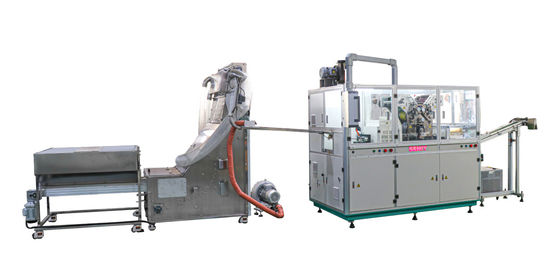 Αυτοματοποιημένη μηχανή UV Offset εκτύπωσης για πλαστικά καπάκια μπουκαλιών 28-38mm Διαμέτρου σε 1600pcs / λεπτό με 1-4 χρώματα