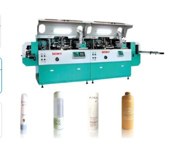 12 χρώματα 5000pcs/Hr Μηχανή εκτύπωσης με οθόνη σωλήνων 250x200mm Για δοχείο