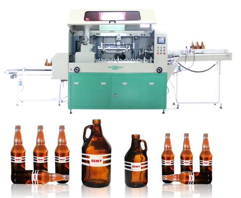 Μηχανή εκτύπωσης οθόνης CE 2400pcs/Hr πλήρως αυτόματη για το μπουκάλι γυαλιού