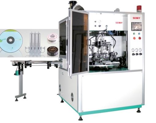 1 SGS μηχανών εκτύπωσης οθόνης χρώματος 3000pcs/Hr επίπεδη πιστοποίηση