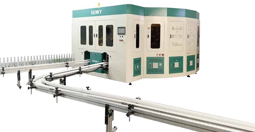 Μηχανή θερμής γραμματοσήμανσης γυάλινης φιάλης 6 χρωμάτων Μηχανή εκτύπωσης οθόνης IR+UV