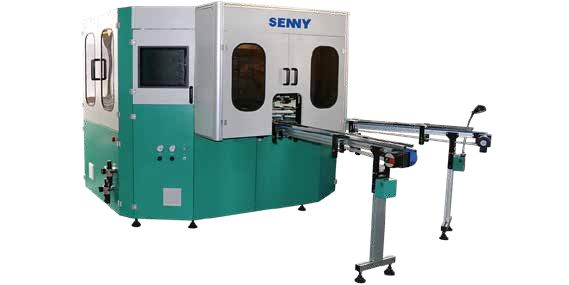 8 Σταθμός εργασίας Μηχανή αυτοματοποιημένης θερμής γραμματοσήμανσης για εκτύπωση μικρών εμπορευματοκιβωτίων 45pcs/min