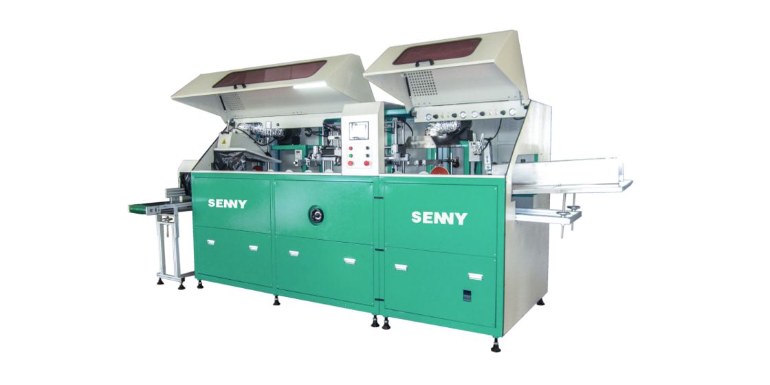 3-8L 35 Τεμ/Λεπτό Αυτόματη Πλαστική Στρογγυλή Κουβάς UV Μηχανή Εκτύπωσης Οθόνης