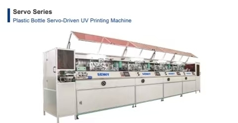 1-8 Color 70 Pcs/Min Plastic Bottle Servo-Driven UV Printing Machine