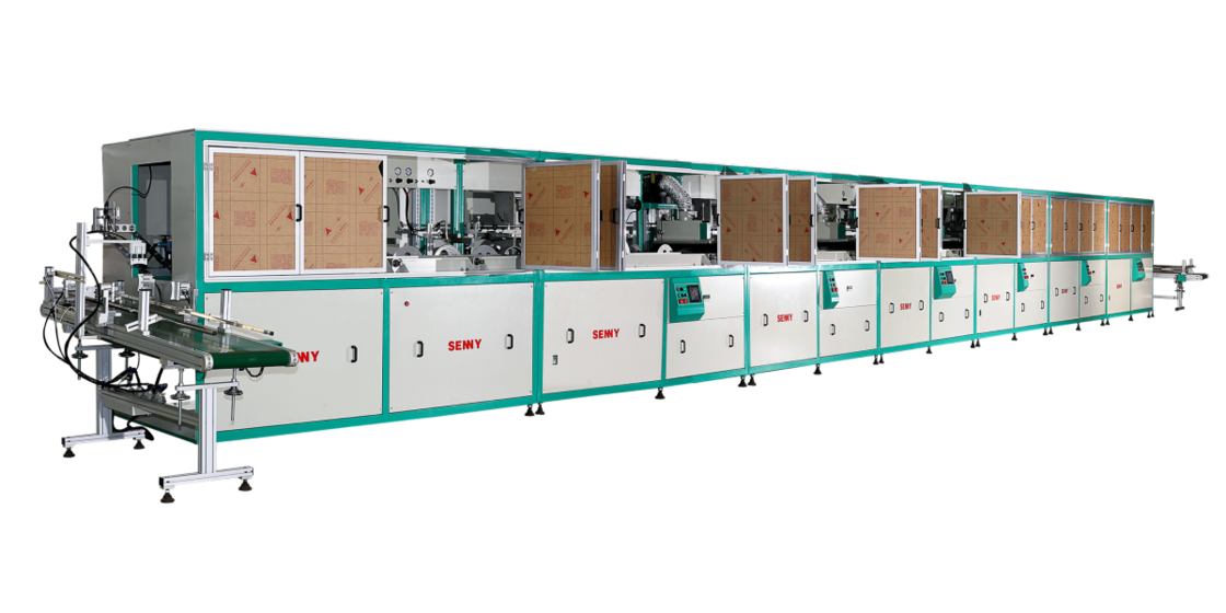 Μηχανή εκτύπωσης UV 7-25L πλαστικού στρογγυλού κουβά 18pcs/min