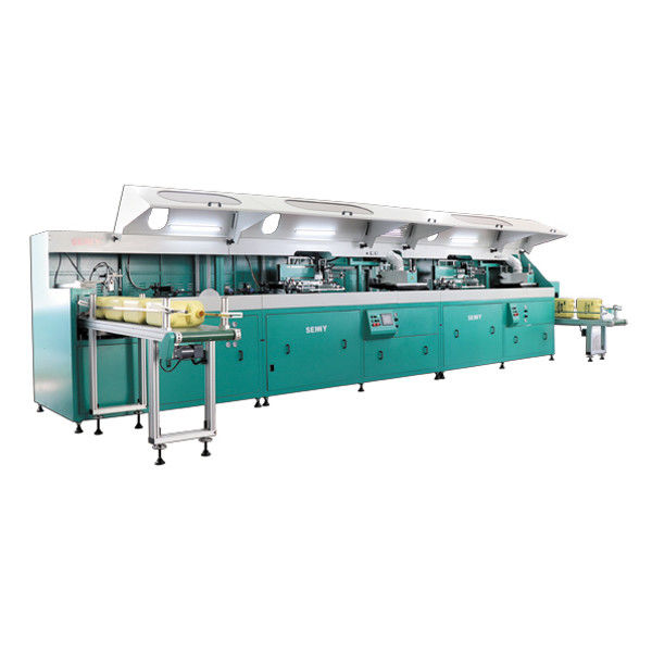 250*400mm μηχανή εκτύπωσης οθόνης 5 χρώματος 1000pcs/Hr για το εμπορευματοκιβώτιο