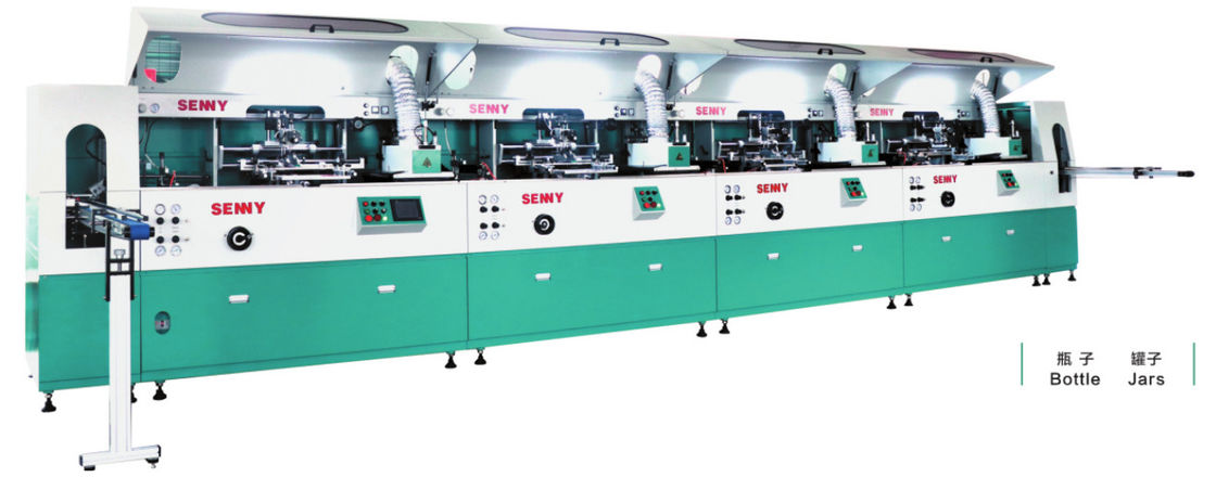 OEM 6000pcs/Hr 8 χρώματα Μηχανή εκτύπωσης με οθόνη για δοχείο