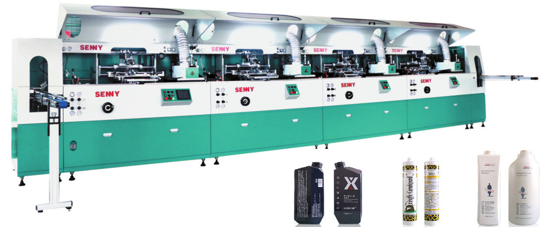 Μηχανή εκτύπωσης οθόνης χρώματος cOem 6000pcs/Hr 8 για το εμπορευματοκιβώτιο